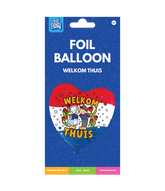 Welkom Thuis Helium Ballon Leeg